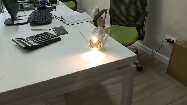 Пример работы уведомления на камере Ezviz C3W ColorVu смотреть онлайн