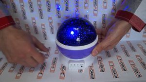 Ночник Звездное небо c алиэкспресс. Светильник проектор из Китая. Baby night light projector stars