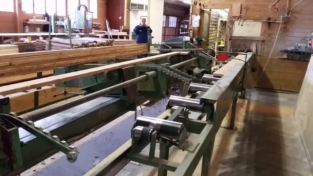 Hobelmaschine Weinig Hydromat 25-30 8 Spindel / Строгальный станок гидромат 8 шпинделей смотреть онлайн