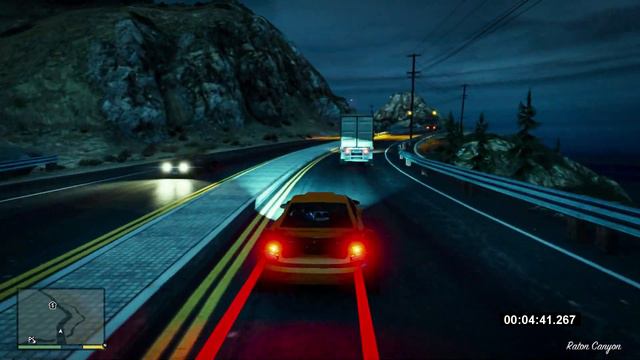 GTA V - Benefactor Feltzer (Mercedes-Benz SL) on Highway HD смотреть онлайн