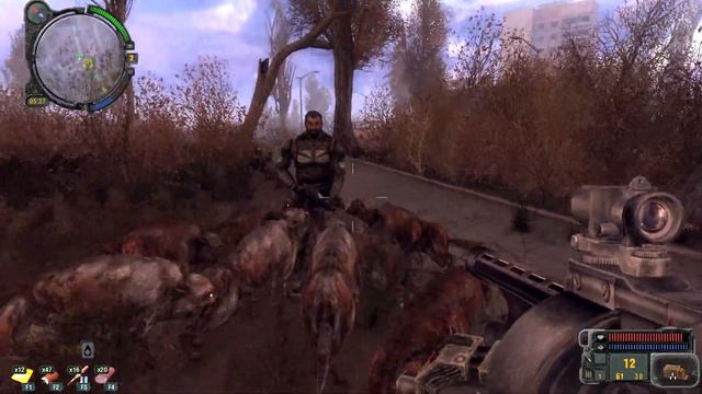 Баг: Вано и Соколов окружены мутантами. S.T.A.L.K.E.R.: Зов Припяти. смотреть онлайн