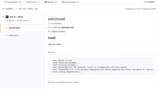 Sail CI: GitHub Apps Integration Demo смотреть онлайн