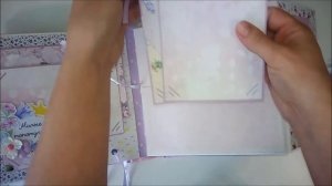 Обзор. Фотоальбома для девочки. Скрапальбом.