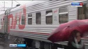 Поезд сбил женщину в Петрозаводске