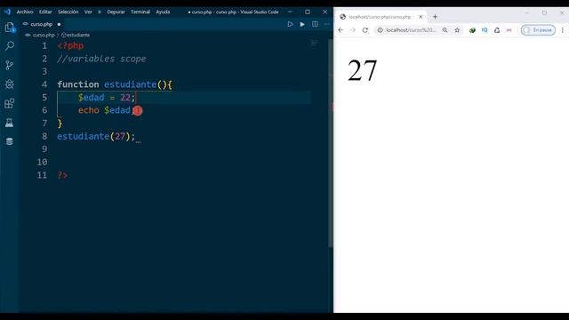 CURSO de PHP 2020 | ? variables SCOPE смотреть онлайн