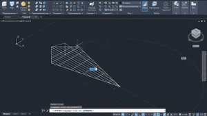 Неправильная пирамида. AutoCAD. Как смоделировать неправильную пирамиду. 3D модель.