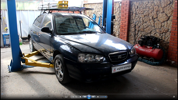 Замена ремня ГРМ и роликов на Hyundai Elantra 2,0 Хендай Элантра 2002 года