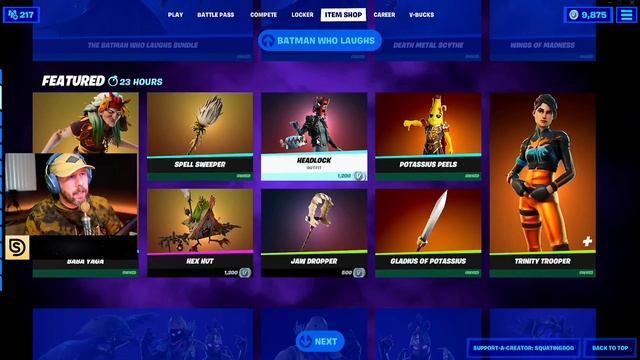 STREAMERS REACT TO *NEW* THE BATMAN WHO LAUGHS BUNDLE IN THE FORTNITE ITEM SHOP! смотреть онлайн