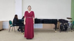 Халматова Зарина. Подгруппа А. Дж. Каччини "Ариетта". А Гурилев "Домик крошечка".