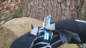 Мультитул для похода с вилкой и ложкой. Тест на потеряемость в лесу.