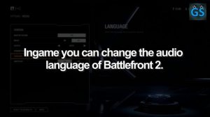 Star Wars Battlefront 2 - How to change Language