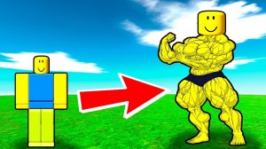 НУБЗИ ПРОКАЧАЛ НОГИ И СТАЛ СУПЕР КАЧКОМ В  Strong Leg Simulator! РОБЛОКС !