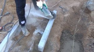 Выставляю РАДИУС из бордюра...подробный  разбор всех тонкостей...