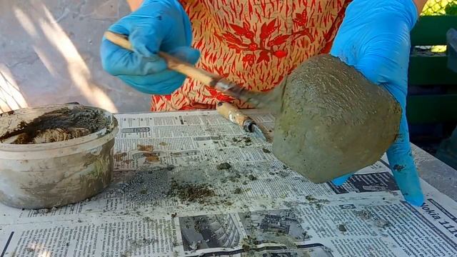 Фрукты из Цемента ЯБЛОКО из Цемента Просто и Быстро Поделки из цемента Своими Руками смотреть онлайн