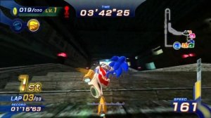 Sonic Free Riders | No Kinect Patch Mod v1.0 | All Standard Races (Sonic) | Gameplay