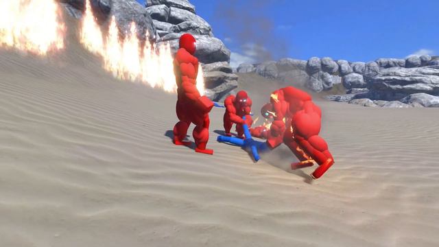 Beach Npc Fights Ai Ragdoll Team War Physics Overgrowth смотреть онлайн