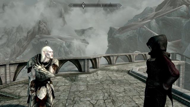 Skyrim SE : Serana confronting Arch - Mage Vyrthur смотреть онлайн