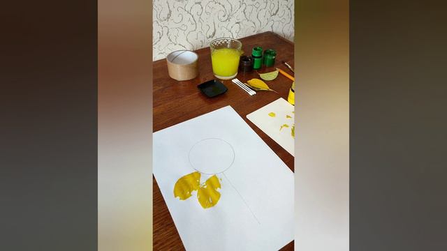 Художньо-продуктивна діяльність. Нетрадиційна техніка малювання "Соняшник" 🌻 смотреть онлайн