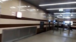 Москва 297 выход в город со станции метро Ховрино внутри вестибюля на улицу Дыбенко летом днем