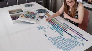 I started the 9000 Piece Minions Puzzle and it's bigger than I am