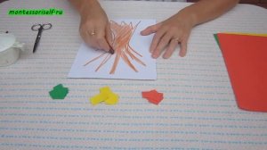 Аппликация "Осеннее дерево"