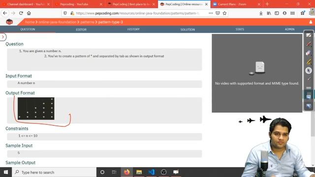 Pattern-3 | Solution | Java Foundation Course смотреть онлайн