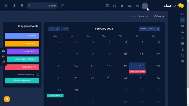 Chat bot Bootstrap Admin HTML Template with Dark RTL Theme смотреть онлайн