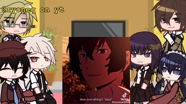 BSD React To Dazai Osamu смотреть онлайн