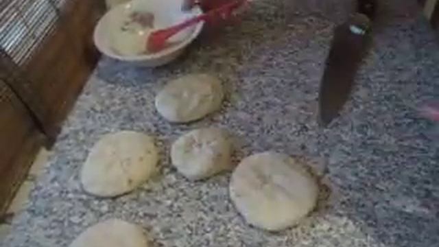 Слоеные лепешки на сковороде-фесели азербайджанская кухня
