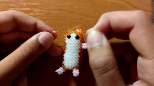 МАСТЕР -КЛАСС КОТ БАТОН ИЗ БИСЕРА ЧАСТЬ 3. ВЕРХНИЕ ЛАПКИ , НИЖНИЕ ЛАПКИ, ХВОСТИК, УШКИ.#амигуруми