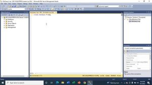 How to Create a Database in Sql Server Management Studio