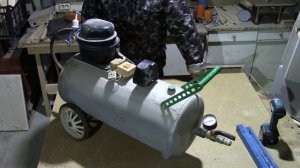 Отзыв о самодельном компрессоре из холодильника.