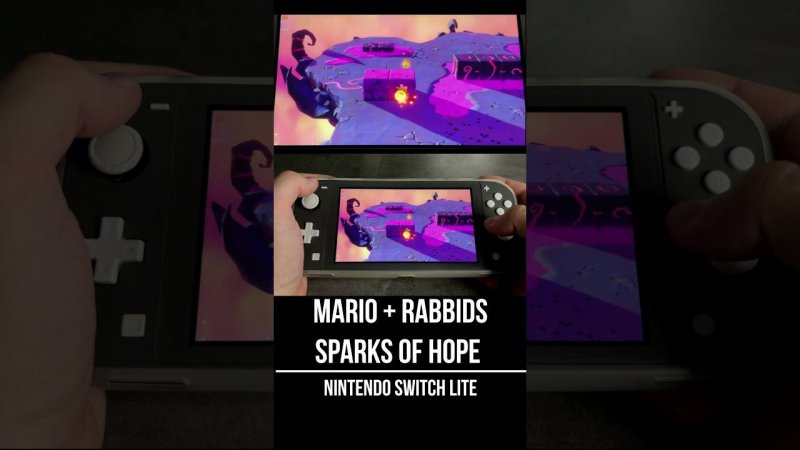 MARIO + RABBIDS SPARKS OF HOPE Nintendo Switch Lite Gameplay #nintendoswitchlite #games #switchlite