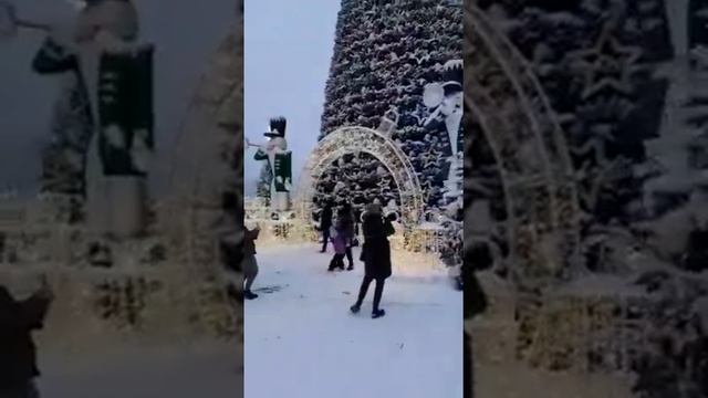 самая большая ёлка в России. Воронеж Сити Парк ГРАД.