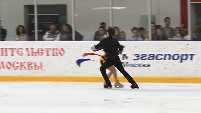 Елизавета Шанаева/Девид Нарижный, КТ. Первенство г.Москвы среди юниоров 2017 смотреть онлайн