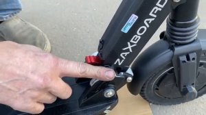 Инструкция как собрать, сложить и разложить электросамокат Zaxboard ES-8i.