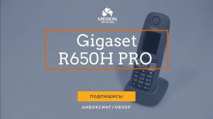 Обзор DECT - трубки Gigaset R650H PRO