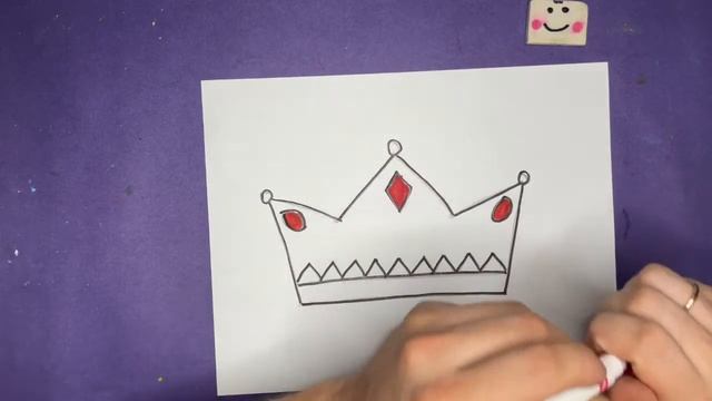 Как нарисовать Корону Легко \ How to draw a Crown Easy смотреть онлайн