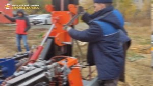 Обзор и испытания малогабаритной буровой установки ГБУ 80М с насосом нб-200/80. Видео от ЗБТ