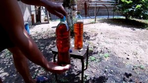 Прячу самодельный бензин и солярку в лесу
