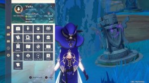 Genshin Impact 2.1 - The Puzzle near Waterfall with 3 Electro and 1 Hydro Pillars - Watatsumi