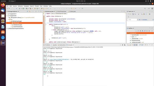 MultiThreaded Simple Calculator Using Tcp смотреть онлайн
