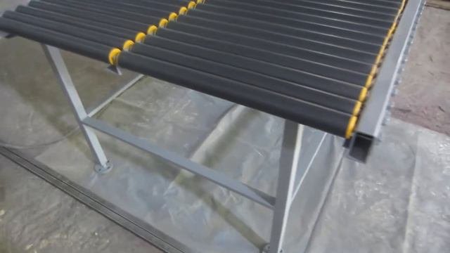 Неприводной рольганг с роликами ПВХ. 0647