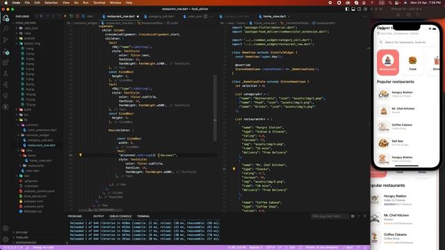 Food Delivery App | Convert UI UX Design into Flutter Code | Flutter 3