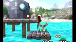 SSBM Super Smash Bros. Melee Samus(Dane) vs. Luigi(Karl)