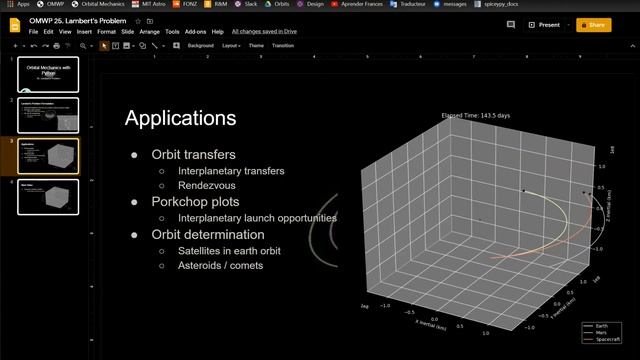 Lambert's Problem | Orbital Mechanics with Python 25 смотреть онлайн