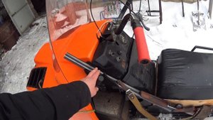 Крепление ружья на снегоход буран РМ-640