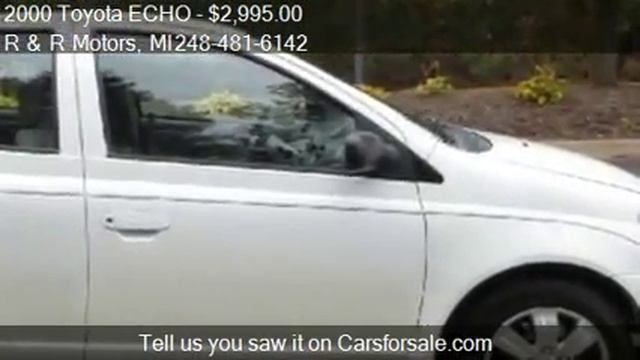 2000 Toyota ECHO Base 4dr STD Sedan for sale in Waterford, M