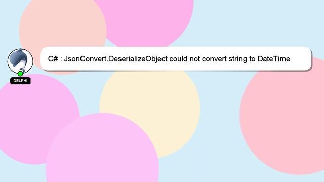 C# : JsonConvert.DeserializeObject could not convert string to DateTime when using non-us date form смотреть онлайн