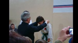 Каратэ-До. Награждение победителей.